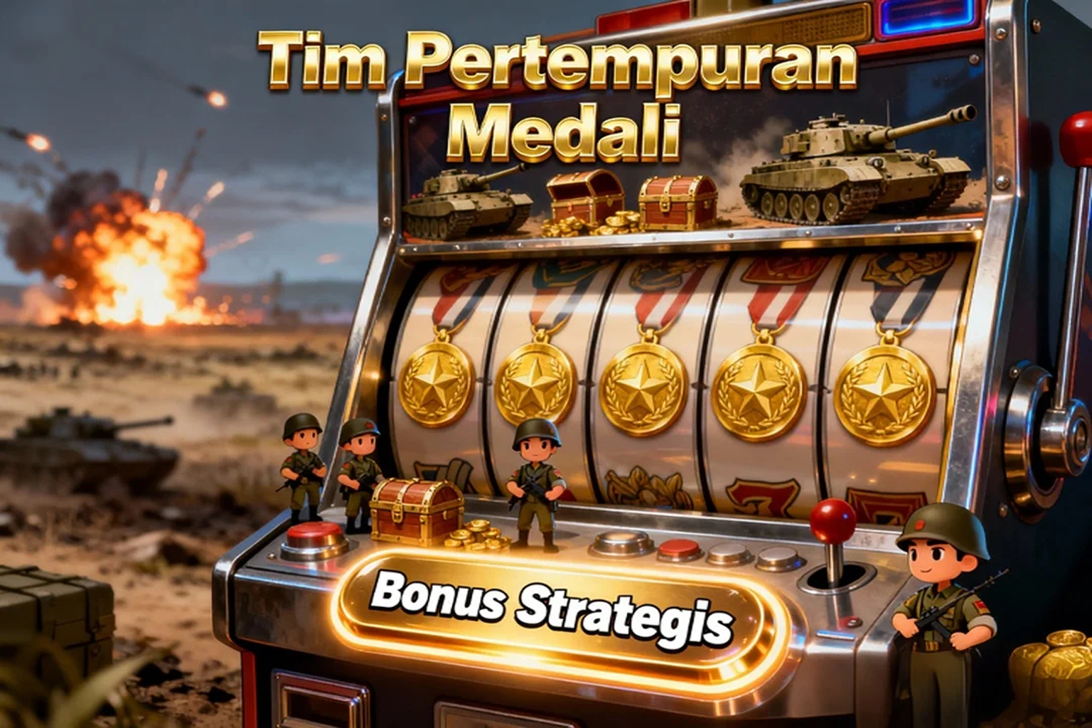 Slot-Bertema-Tim-Pertempuran-Medali-Bonus-Strategis.